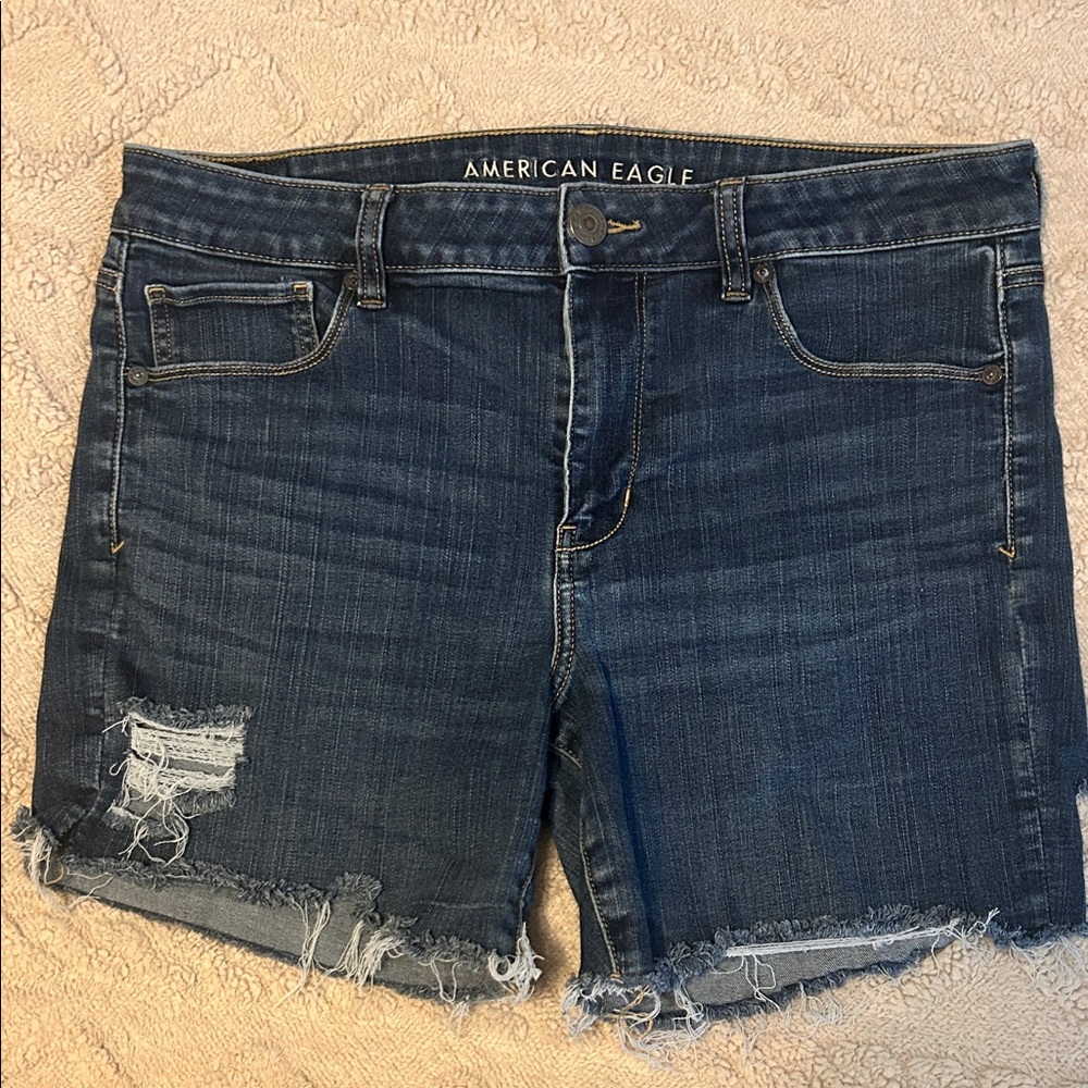 American Eagle Distressed Denim Shorts